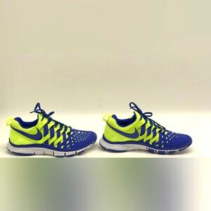 NEW Nike Free Trainer Volt Hyper Blue 5.0 Running Sneakers Women 7 or Men 5.5